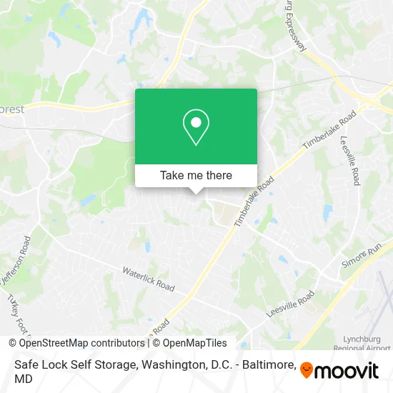Safe Lock Self Storage map