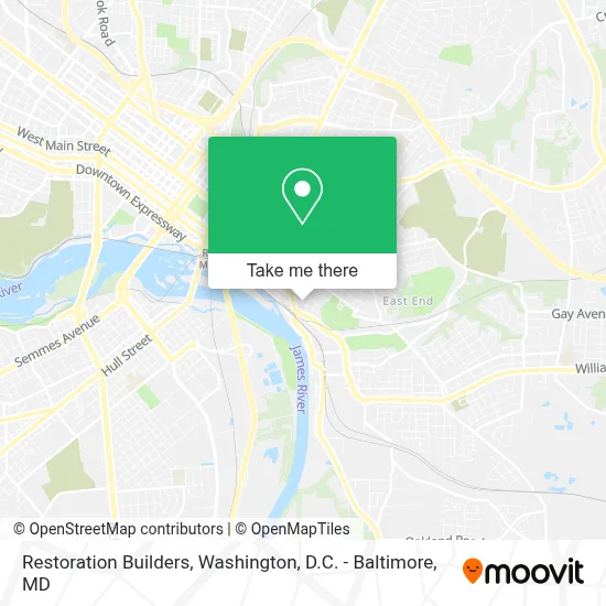 Restoration Builders map