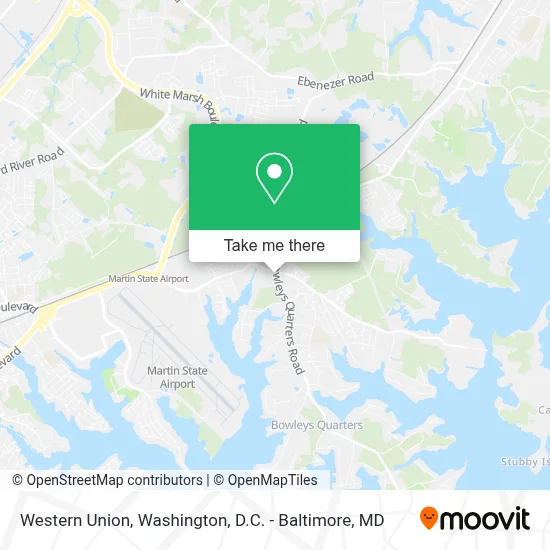 Western Union map