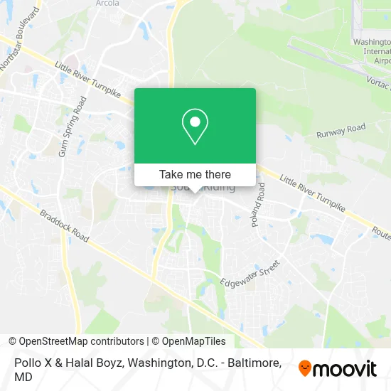 Pollo X & Halal Boyz map