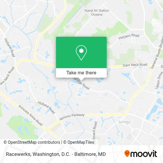 Racewerks map