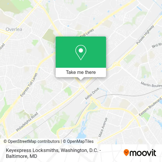 Keyexpress Locksmiths map