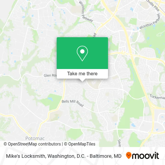 Mike's Locksmith map