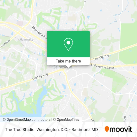 The True Studio map