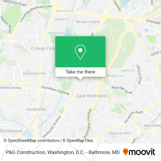 P&G Construction map