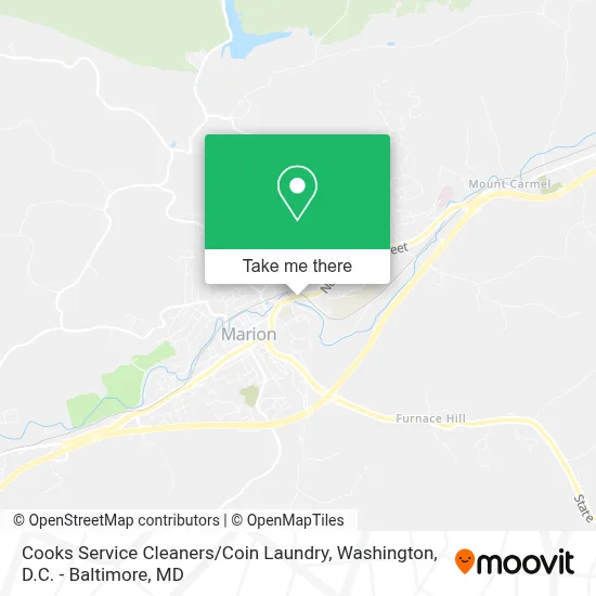 Cooks Service Cleaners / Coin Laundry map
