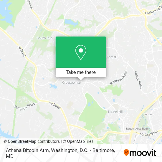 Athena Bitcoin Atm map