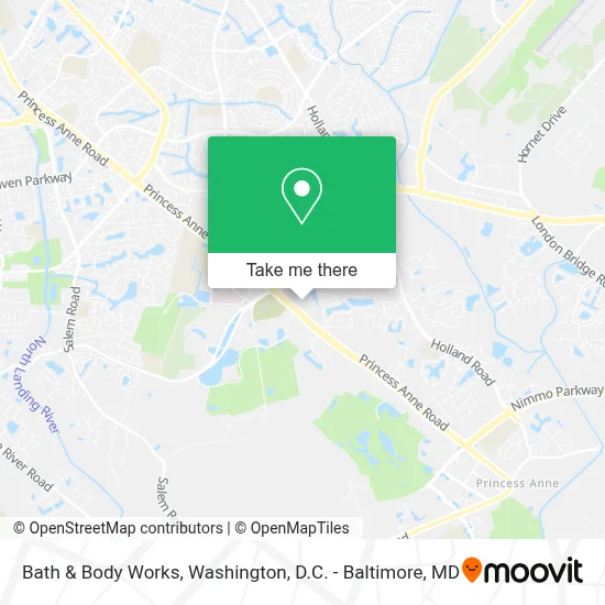 Bath & Body Works map