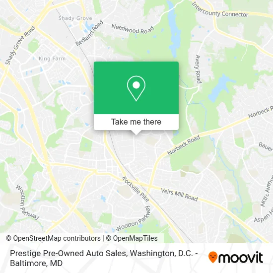 Prestige Pre-Owned Auto Sales map