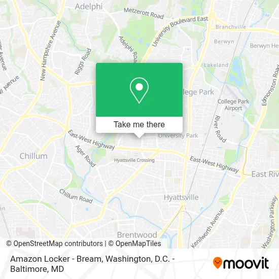 Amazon Locker - Bream map