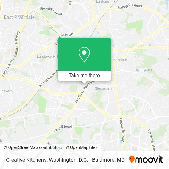 Creative Kitchens map