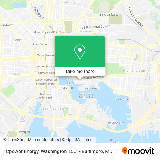 Cpower Energy map
