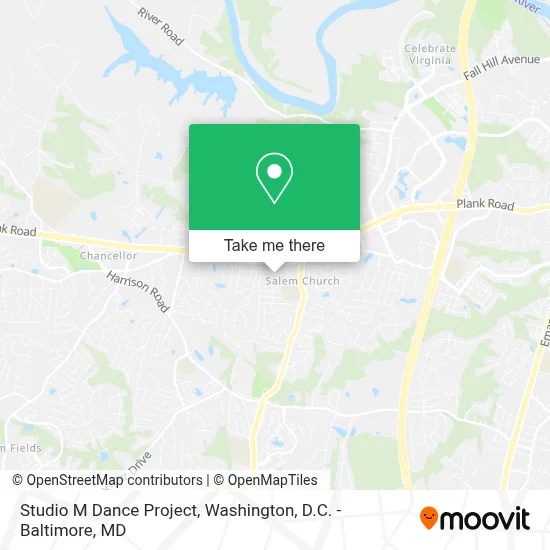Studio M Dance Project map