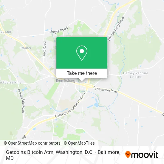 Getcoins Bitcoin Atm map