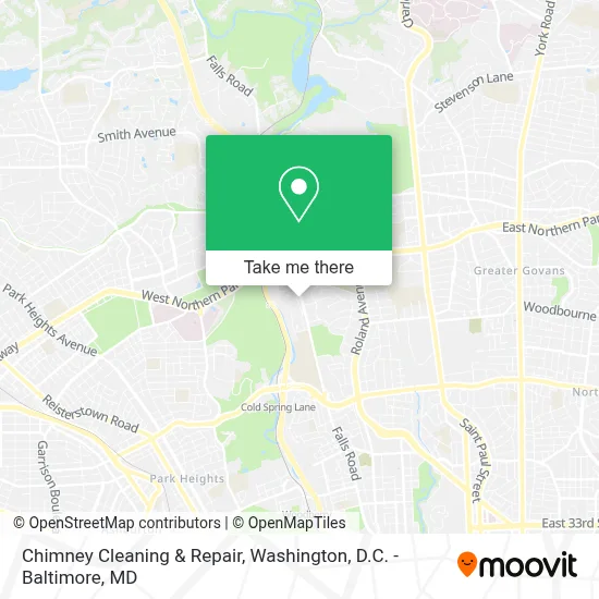 Chimney Cleaning & Repair map