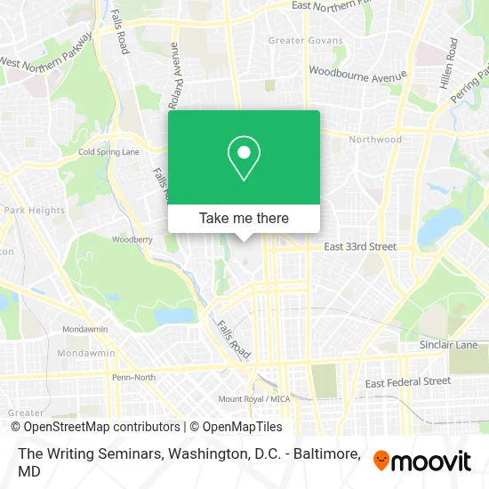 The Writing Seminars map