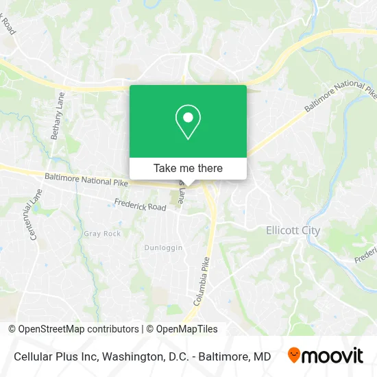 Cellular Plus Inc map