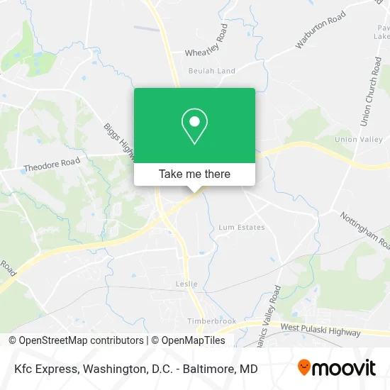 Kfc Express map