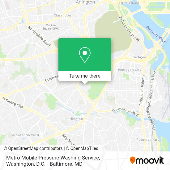 Metro Mobile Pressure Washing Service map