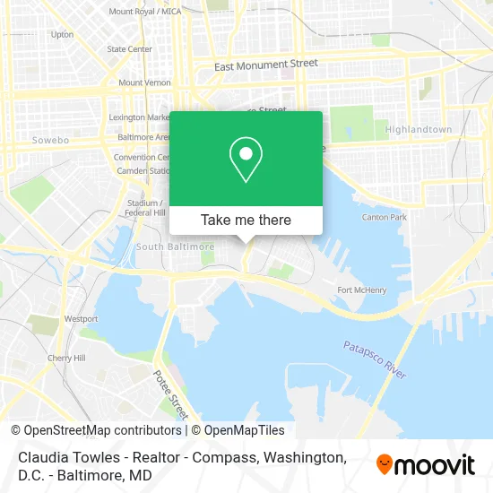 Claudia Towles - Realtor - Compass map