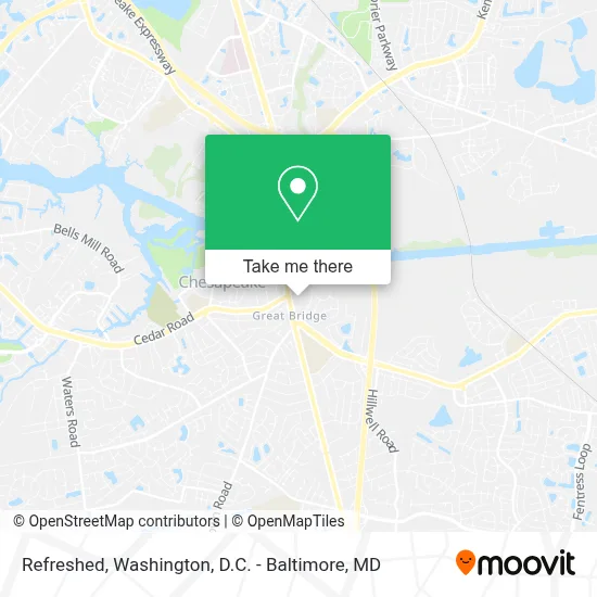 Refreshed map
