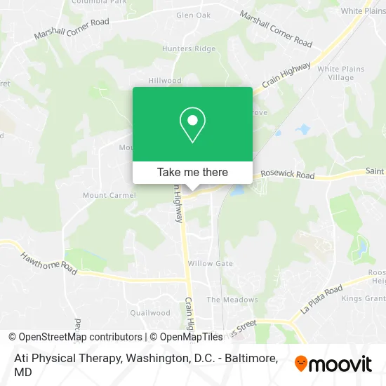 Ati Physical Therapy map