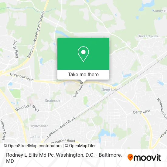 Rodney L Ellis Md Pc map