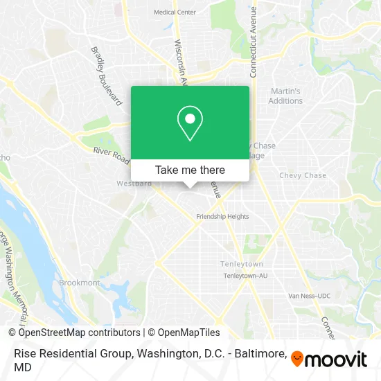 Rise Residential Group map
