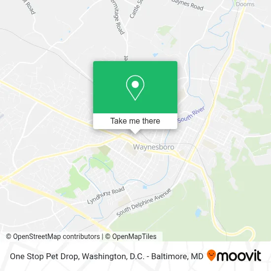 One Stop Pet Drop map