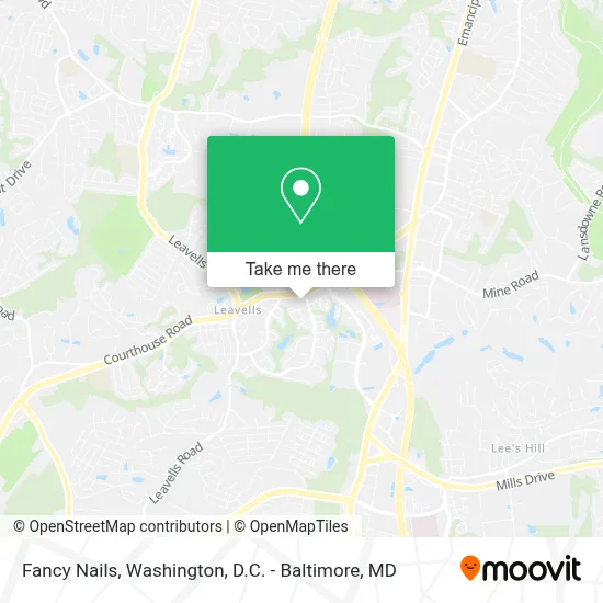 Fancy Nails map