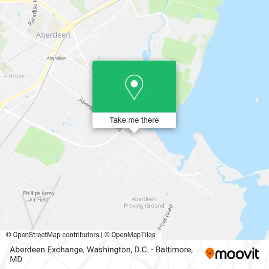 Aberdeen Exchange map