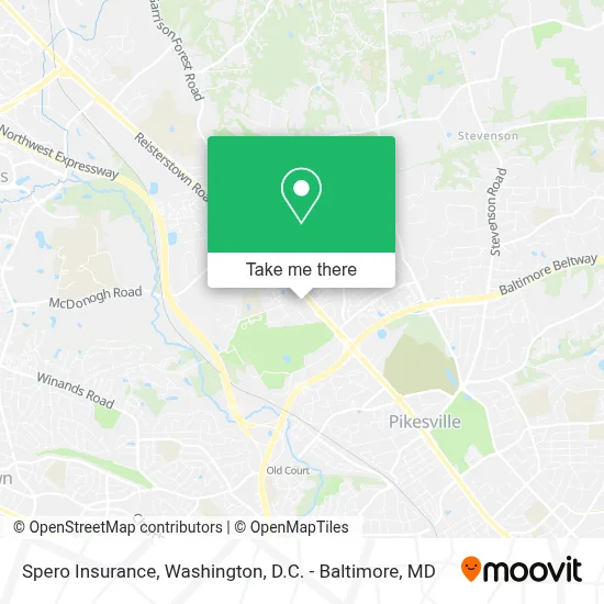 Spero Insurance map