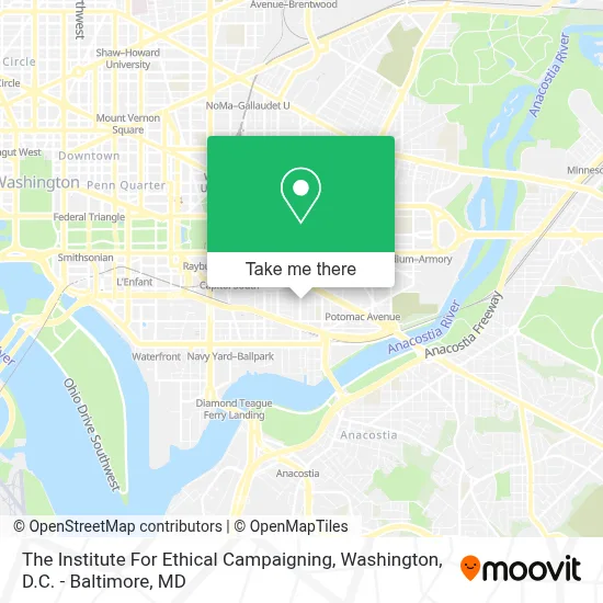 The Institute For Ethical Campaigning map