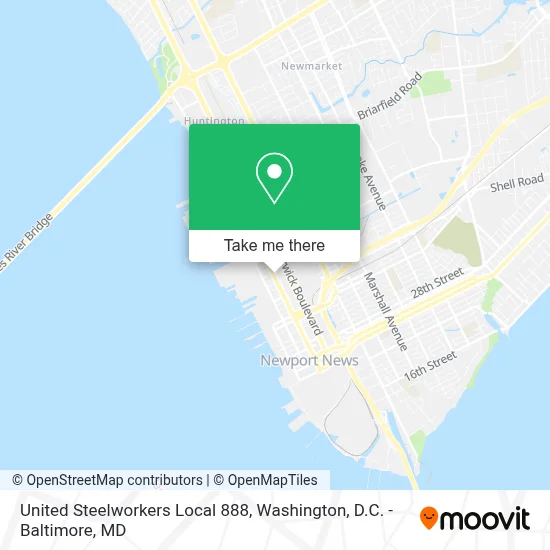 United Steelworkers Local 888 map