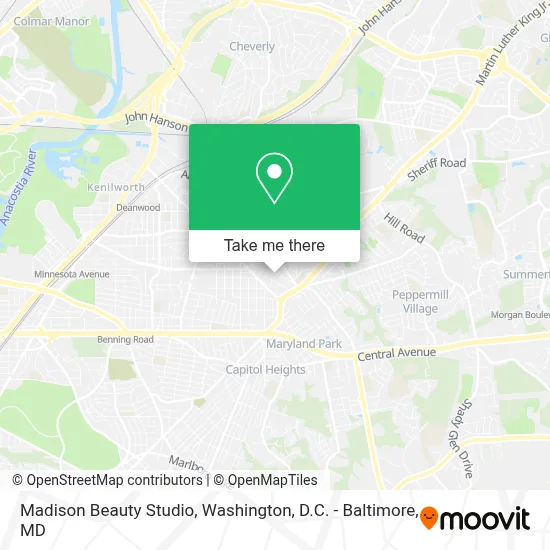 Madison Beauty Studio map