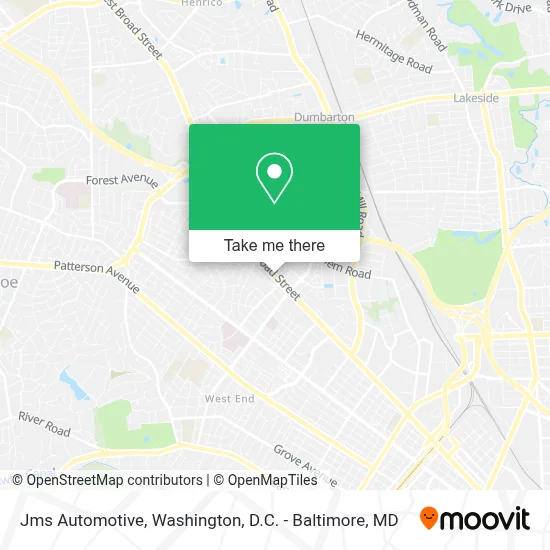 Jms Automotive map