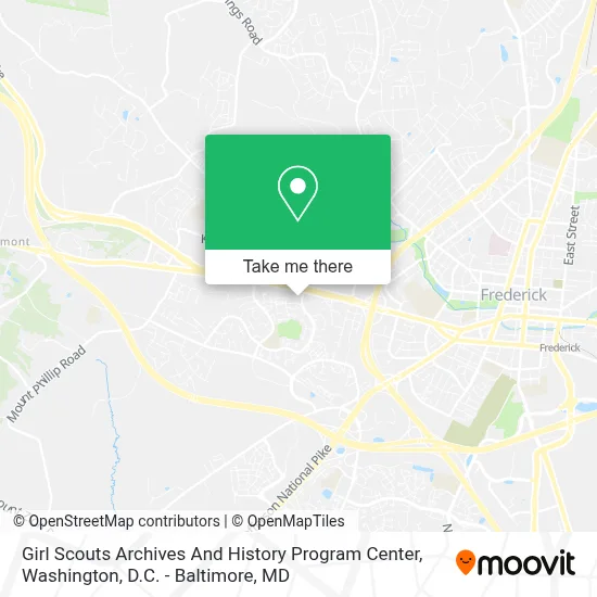 Girl Scouts Archives And History Program Center map