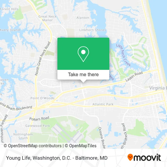 Young Life map