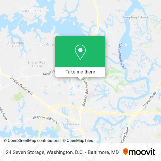 24 Seven Storage map