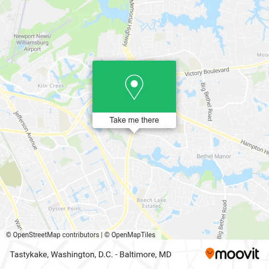 Tastykake map