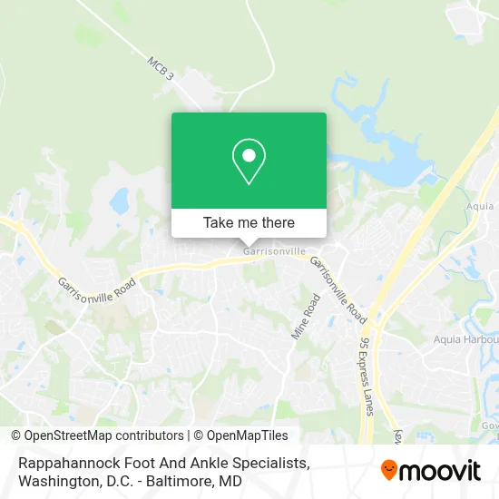 Rappahannock Foot And Ankle Specialists map