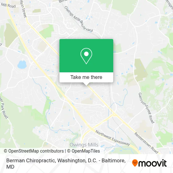 Berman Chiropractic map