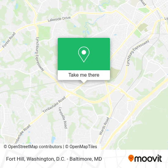 Fort Hill map
