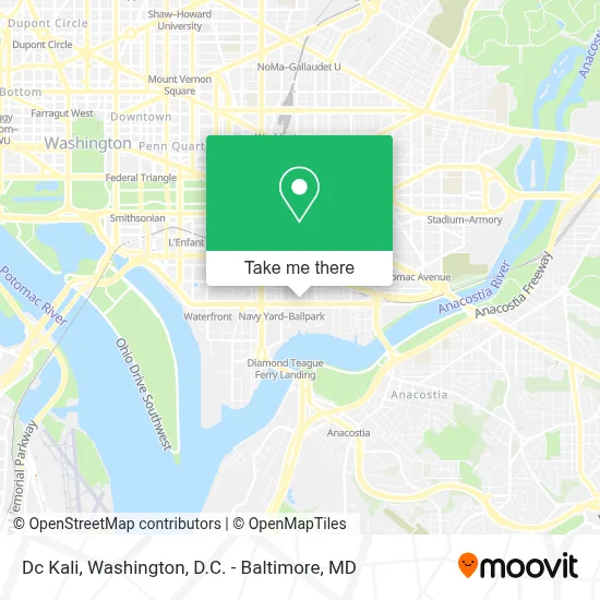 Dc Kali map