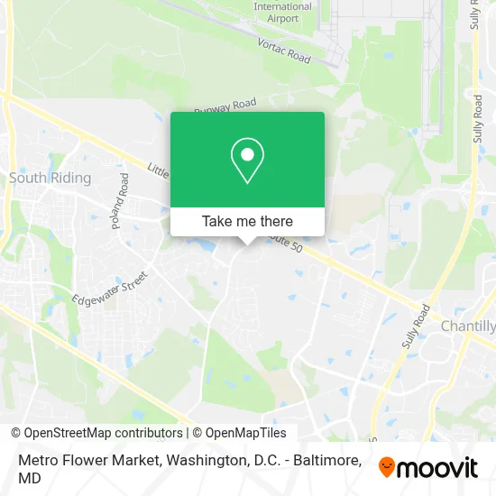 Metro Flower Market map
