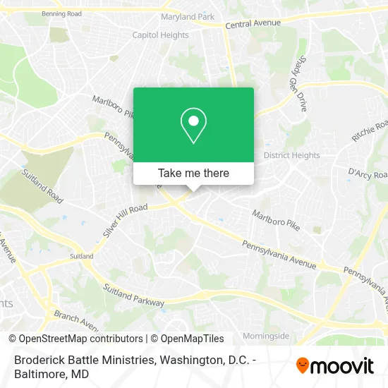 Broderick Battle Ministries map