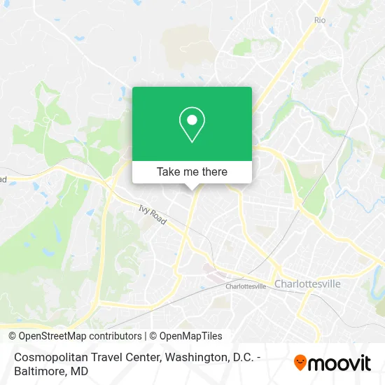 Cosmopolitan Travel Center map