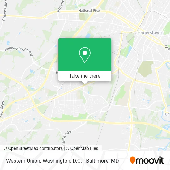 Western Union map