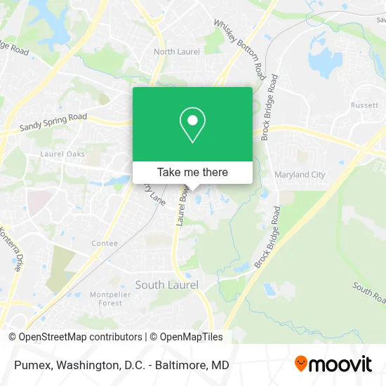 Pumex map