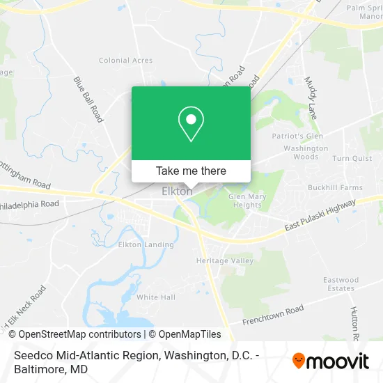Seedco Mid-Atlantic Region map